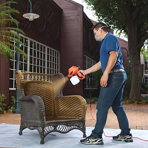 Pistola Rociadora De Pintura Black+decker Bdps130-b3 130w Color Naranja