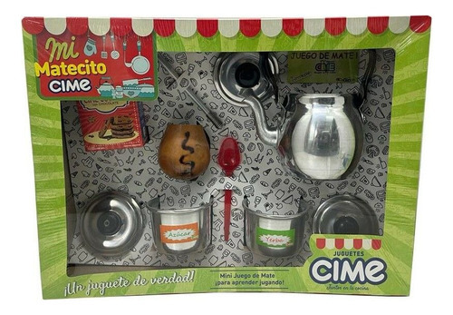 Set Juego De Cocina Mate Infantil De Juguete Niños Nenas Color Aluminio