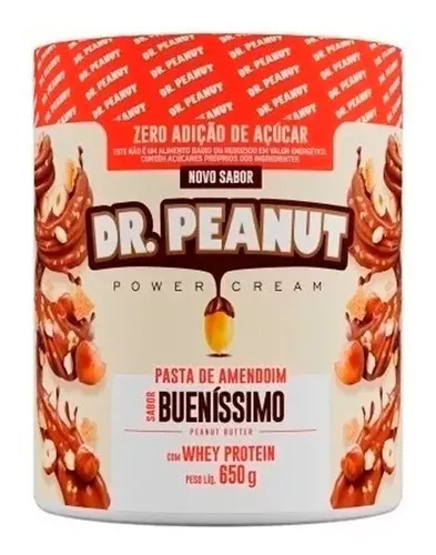 Pasta de Amendoim La Ganexa, Leitinho com Whey Protein