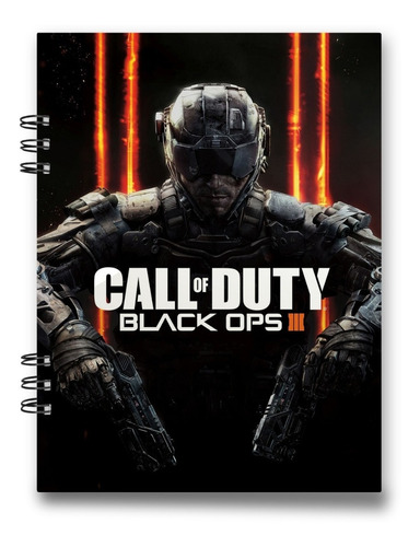Imagen 2 de 5 de Cuaderno Call Of Duty 15x20 Cms Media Carta 100 Hojas