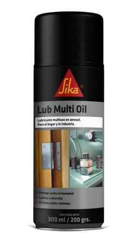 Lubricante/limpiador/desox. Sika Multioil, 300ml X 12 Un. 