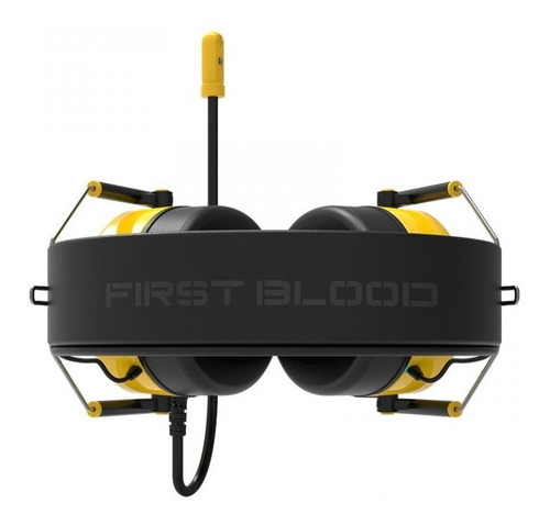 Imagen 5 de 10 de Headset Gamer 7.1 Usb Rgb - Ajazz Ah10 Amarillo