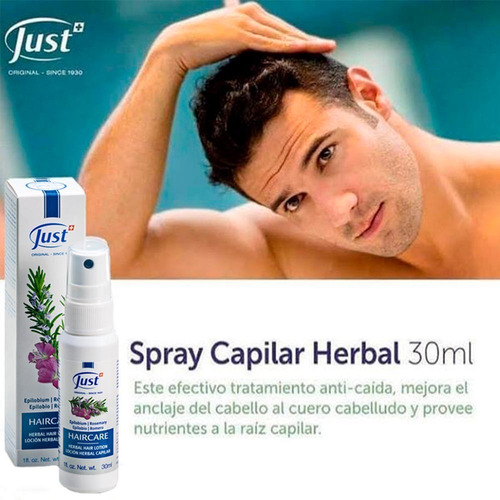 Imagen 6 de 8 de Loción Capilar Anti Caída Haircare De Romero 30ml Swiss Just
