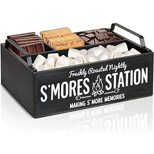 Estación De S'mores - Soporte De Barra De S'mores Esti...