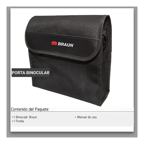 Imagen 4 de 6 de Binocular Prismatico Braun 10x50 Lente Blue Nuevo 2019 Lelab