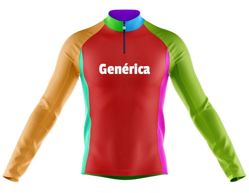 Remera Manga Larga De Ciclismo Genérica