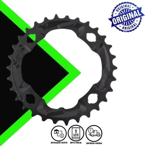 Coroa Engrenagem 30d Shimano Fc-m4000 Alivio Bcd 96mm 3x9v.