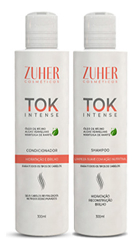 Shampoo E Condicionador Tok Intense 300ml Cada Zuher