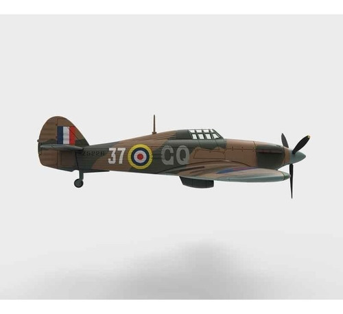 Imagen 2 de 5 de Avion A Escala - Hurricane Mk Iib - Segunda Guerra Mundial