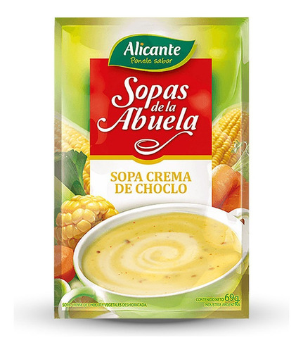 Alicante Sopas De La Abuela Cremosa Choclo X 69 Gr