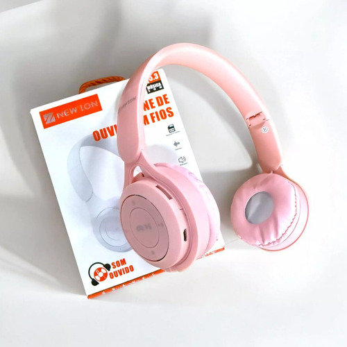 Fone Corrida Bluetooth V5.3 Som Limpo Hd Ios E Android Rosa
