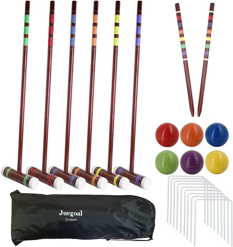 Juegoal - Juego De Croquet Para Seis Jugadores