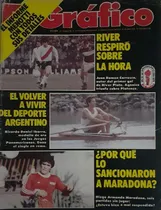 Comprar El Gráfico 3118 Maradona,platense 1 River 2,peñarol 0 Boca 0
