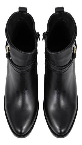 Bota Mujer Cuero Borcego Confort Botineta Comoda Briganti