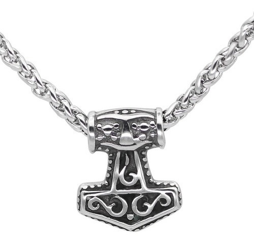 Collar Vikingo Nórdico Martillo Thor Pequeño Hombre 2021 X