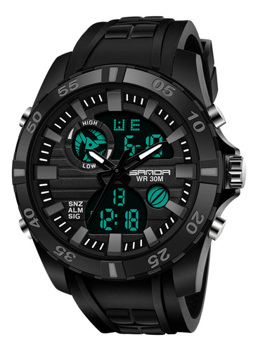 Reloj Deportivo Para Hombre De Doble Pantalla Analógico Digi