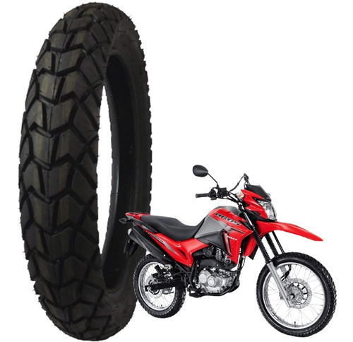 Pneu Traseiro Crosser Bros 110/90-17 Viper + Câmara Ar Mj-17