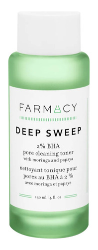 Farmacy Deep Sweep 2% Bha Pore Cleaning Toner Moringa 120ml