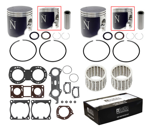 Piston Y Empaques: Yamaha Gp 800 / Gp-r / Xl / Xlt  +0.50mm