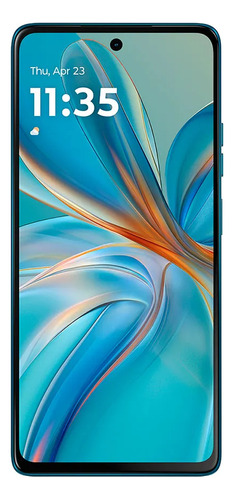 Smartphone Motorola Moto G75 5g 256gb de cuero vegano azul