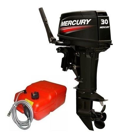 Imagem 4 de 8 de Motor De Popa Mercury 30hp Eh 2 Tempos Partida Elétrica