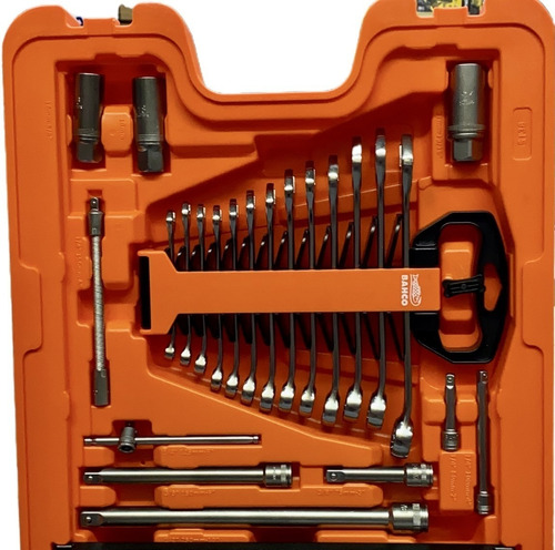 Caja Bahco 138a S138 Set Tubos Llaves 138 Pzas En Mm + PuLG.