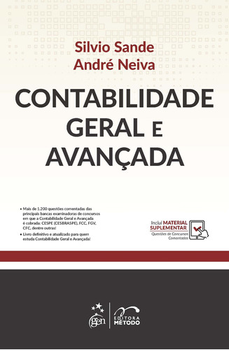 Contabilidade Geral e Avançada, de SANDE, Silvio. Editora Forense Ltda., capa mole em português, 2020