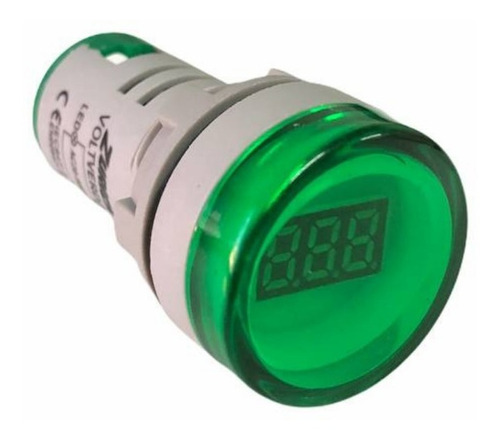 Voltímetro Digital Verde Panel Medidor De Voltaje 80-500v