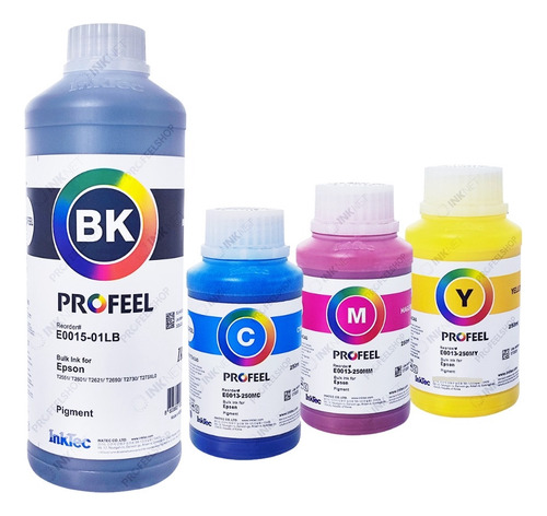 Kit 1,75l Tinta Profeel Inktec E0013 P/ Wf-c5790 Wf-c5710