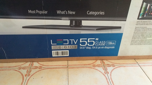 Imagen 3 de 7 de Tv Samsung De 55 Pulgadas Serie 6 Modelo 6103