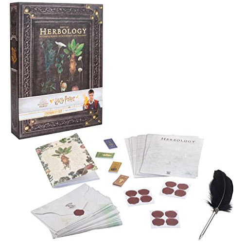 Set De Papelería De Herbología De Harry Potter Caja D...