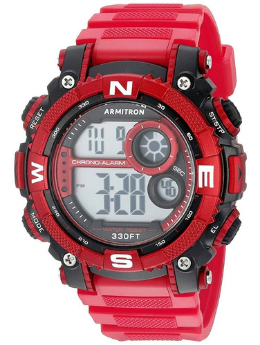 Armitron Sport Hombre 40/8284rdbk Reloj Cronógrafo Digital