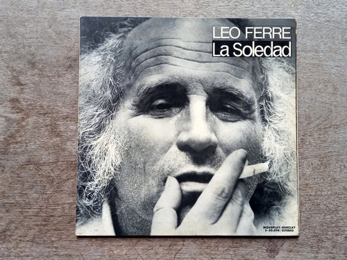 Disco Lp Léo Ferré - La Soledad (1974) España Chanson R10