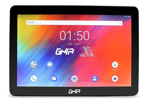 Imagen 1 de 6 de Tablet Ghia 10 Pulgadas Vector 3G 2 GB De Ram 16 GB De Almacenamiento Wi-Fi Bluetooth Android 10 Go