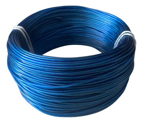 Rollo De Cable Cysamex Remoto Cal.18 Azul 100 Metros