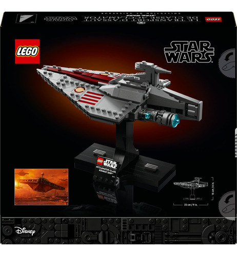 Navio de assalto Lego Star Wars Acclamator Class 75404
