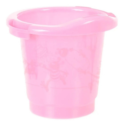 Banheira Para Bebê Ofurô Cristal Burigotto Até 17 Litros Cor Rosa