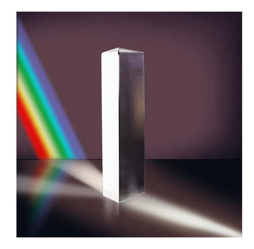 Cristal De Prisma Triangular Arcoíris Óptico Equilátero Phys