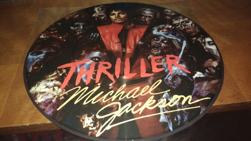 Michael Jackson Thriller Lp Picture Disc Tapa Zombies Raro