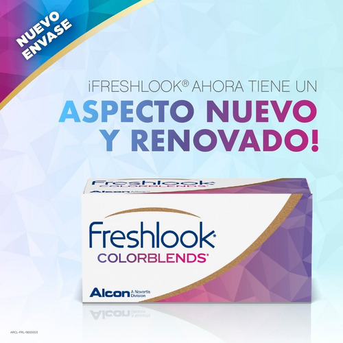 Imagen 3 de 5 de Lentes De Contacto Fresh Look Trikolor Optica H
