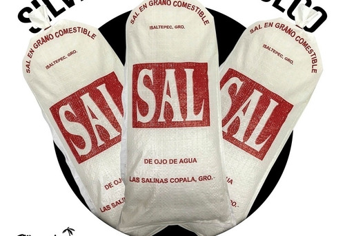 3 Costales De Sal Natural De 3kilos Y Medio C/u X 500 Pesos 