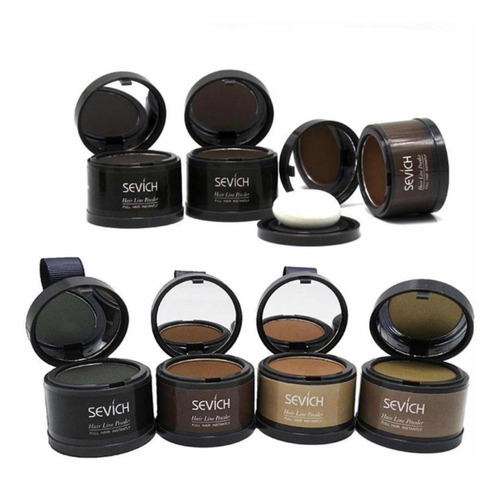Sevich Toppik Sombra Correctora Calvicie Cabello Cubre Canas