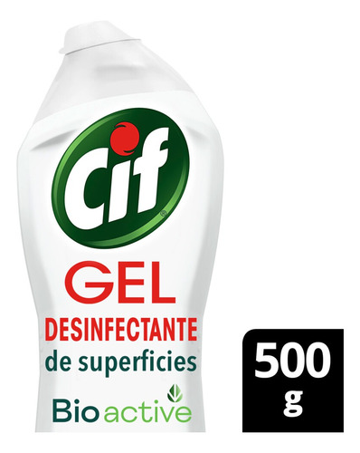 Limpiador Desinfectante De Superficies Cif Gel Original 500g