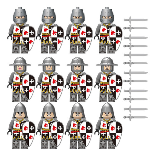 Minibuild Soldado Medieval European Military Tropas Guerrero