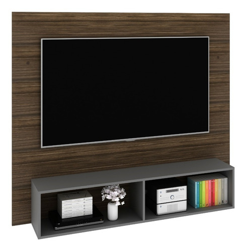 Mueble Panel Pantalla De 65 Con Repisa Modelo 2740.0002