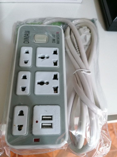 Extensiones Electricas Con  2 Puertos Usb