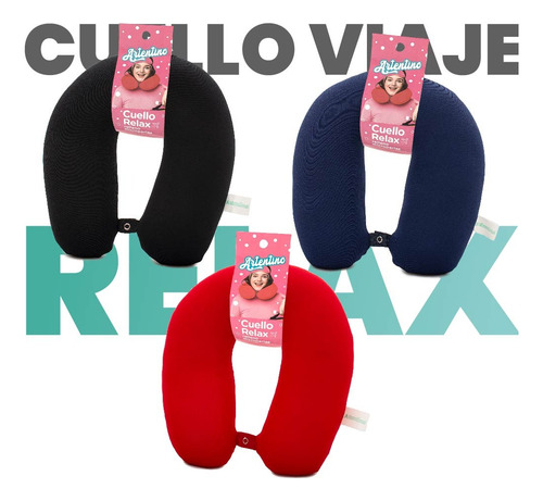 Imagen 3 de 10 de Por Mayor 6 Almohada Cuello Viaje Relax Hombre Mujer Niños