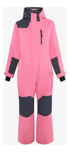 Traje De Nieve Aislado Para Niños, Rosa Polvo, Talla M