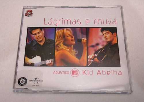 Cd Single Kid Abelha Acústico - Lágrimas E Chuva (Usado)