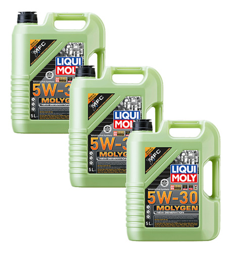 Aceite Sintetico Antifricción Liqui Moly Molygen 5w30 5 L